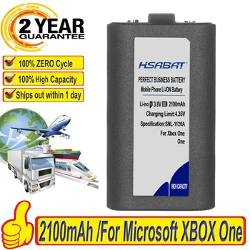 Топовый бренд, 100% новый аккумулятор емкостью 2100 мАч для Microsoft Xbox One X S Play, литий-полимерная аккумуляторная батарея, аккумуляторы 4