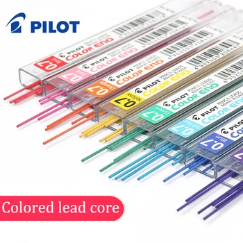Направляющий стержень механического карандаша PLCR-7-SL Диаметром 0,7 мм Для раскрашивания учащихся многоцветным грифелем, твердый цветной грифель нелегко сломать 7
