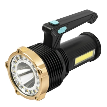 Перезаряжаемый ручной прожектор Helashlighld Ft Searchlight, уличный фонарик со светодиодным прожектором на 1000 люмен 8