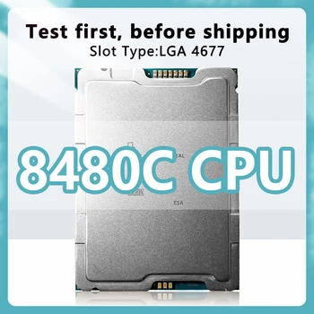 Версия Xeon Platinum 8480C QS Процессор 2.0 ГГц 105 МБ 350 Вт 56 Ядер 112 потоков процессор LGA4677 для серверной материнской платы C741 5