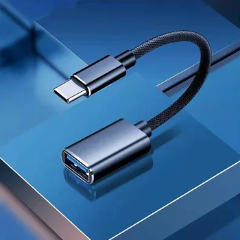 OTG Кабельный адаптер Type C USB-Разъем Адаптера Type C для Xiaomi Samsung S20 Huawei OTG Кабель для Передачи данных Конвертер для MacBook Pro 7