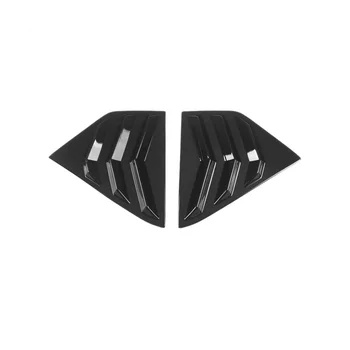 Жалюзи на задние боковые стекла для Nissan Kicks 2018-2023 Аксессуары для крышки вентиляционного отверстия - ярко-черный