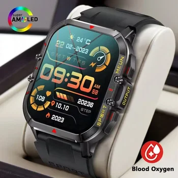 2023, Новые смарт-часы с Bluetooth-вызовом, мужские водонепроницаемые Спортивные часы на открытом воздухе, фитнес-трекер, монитор здоровья, мужские умные часы для Android IOS 22