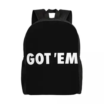 Рюкзак Got Em для мужчин и женщин, водонепроницаемая школьная сумка для колледжа, сумка для книг с принтом