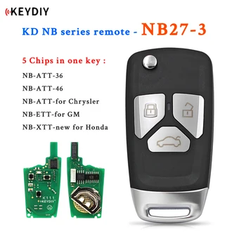 Универсальный Многофункциональный Дистанционный ключ KEYDIY серии NB NB27-3 для KD900 KD-X2 KD-MAX со всеми функциями в одном ключе для Audi 20