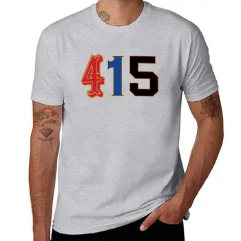 Новая футболка SAN FRANCISCO - 415, Короткая футболка, футболка, быстросохнущая рубашка, футболки оверсайз для мужчин 18