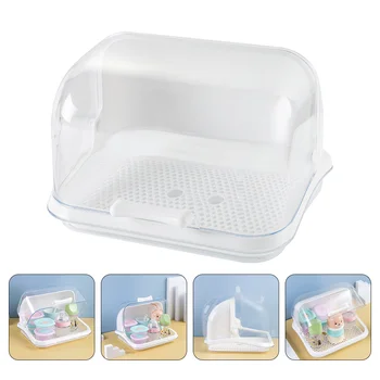 Коробка для хранения кондитерских изделий, пластиковые бутылки для молока, Сливное устройство, Подставка для детской посуды, Полипропиленовый контейнер для малышей 7
