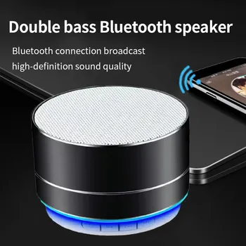 Беспроводной динамик Bluetooth Наружный сабвуфер Мини портативный динамик Радио Музыкальная звуковая коробка из алюминиевого сплава Звуковая коробка 9