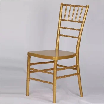 Оптовая продажа золотой смолы, металла, роскошного садового кресла Chiavari, салонного ужина, современной мебели для дома в скандинавском минимализме 20