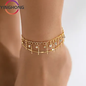 QueXiang Summer New S925 Серебряная цепочка для ног с жемчугом, женские ювелирные изделия, модные Роскошные Изысканные подарочные ножные браслеты для женщин