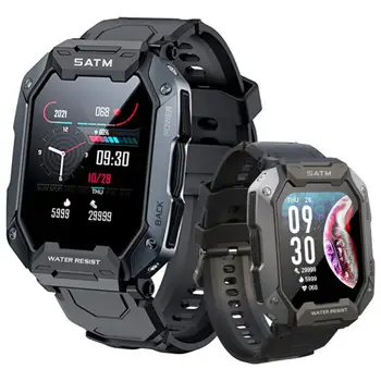 Умный браслет, спорт на открытом воздухе, Фитнес, смарт-часы, водонепроницаемые портативные 1,71-дюймовые смарт-часы для Iphone Android Phone Tracker Для мужчин