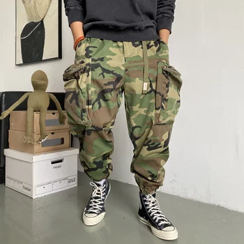 Камуфляжные Тактические брюки в стиле милитари, уличная одежда в стиле хип-хоп, Шаровары для бега трусцой, Harajuku, Повседневные брюки-карго, Джоггеры для бега трусцой