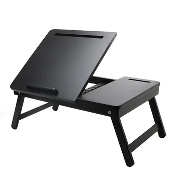 1 шт. бамбуковый стол для ноутбука, Прикроватный лоток, стойка для стола, Наклонная поверхность, компьютер, ноутбук, книга, мебель для дома, стол для учебы 20