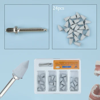 Стоматологическая полировка ионами кремния и финишная обработка частиц кремния Шлифовальные головки Круг для низкоскоростного гибочного станка для наконечников 10