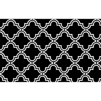 Черно-белый клетчатый декоративный ковер с геометрическими линиями спальня гостиная ванная комната балкон ресторан кухня коврик для пола ковры 12