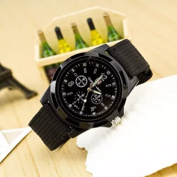 Мужские часы, модный нейлоновый браслет, армейские водонепроницаемые часы, Мужские кварцевые часы для спорта на открытом воздухе, наручные часы Унисекс Reloj