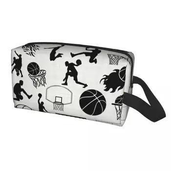 Косметичка Shadow Basketball Женская Kawaii Спортивная косметичка большой емкости для хранения косметических принадлежностей