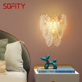 Жестяной современный латунный настенный светильник, светодиодный светильник-бра из золотой меди, великолепный креативный декор для дома, прикроватной тумбочки 7