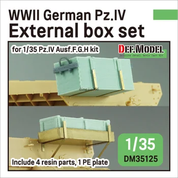 Немецкий Pz.IV модели DEF времен Второй мировой войны с внешней коробкой (для Pz.IV Ausf.F.G H kit)