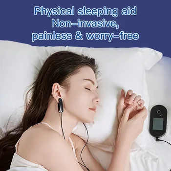 Умный прибор для сна с клипсами, физиотерапевт для улучшения бессонницы, микротоковое снотворное CES для сна 10