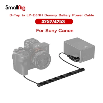 SmallRig 4252 D-Tap к Муляжу LP-E6NH 4253 D-Tap к Муляжу NP-FZ100 Кабель питания Аккумулятора Для камер Sony Canon FX3 ZV-E1 EOS R6 6D