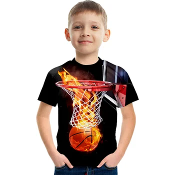Баскетбольная футболка с 3D-принтом 2023, мужская футболка с коротким рукавом, мужская футболка, одежда для мужчин 6
