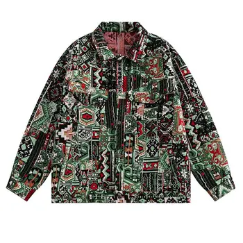 Повседневные куртки с принтом в стиле хип-хоп, пальто, мужская верхняя одежда с вышивкой Харакудзю, пальто Весна-осень 7
