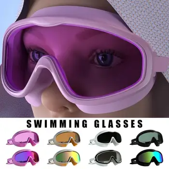 Новые плавательные очки с регулируемой защитой от запотевания, очки для бассейна для взрослых, очки для плавания Clear Vision, Профессиональный фитнес-инструмент для тренировок 9