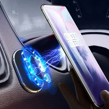 Магнитный автомобильный держатель телефона Металлический Сильный магнит Автомобильный кронштейн для крепления мобильного телефона GPS Автомобильная мобильная поддержка для iPhone 13 12 Xiaomi Samsung 13