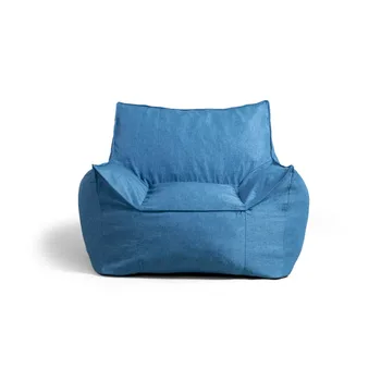 Кресло-мешок Big Joe Imperial Lounger Bean Bag, Union 4 фута, Pacific Blue Lazy Sofa-кровать Giant Bean Bag Floor Sofa 3