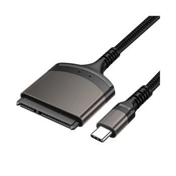 Кабель TYPE-C к SATA 3.0, адаптер Sata к USB C, кабель SATA 2,5-дюймовый внешний SSD жесткий диск 22-контактный Sata III для ПК
