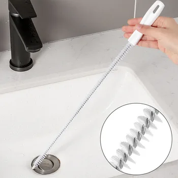 Крюк для очистки дренажного канала от засорения, устройство для дноуглубления трубы в ванной комнате, устройство для чистки волос в канализации, дноуглубительная планка 16