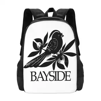 Логотип Bayside Band Горячая распродажа Рюкзаков Модных сумок Bayside Pop Punk Bands Тексты песен 10