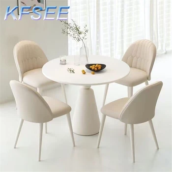 с 4 обеденными стульями Журнальный чайный столик Future Boss Kfsee 14
