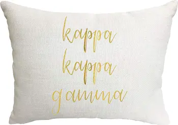 Подушка Kappa 2013 с золотым рисунком, женская подушка для поясницы 12 x 16 дюймов 21