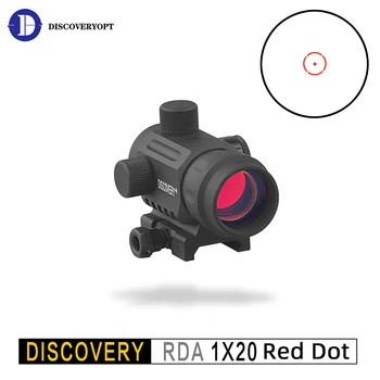Прицел Discovery Red Dot RDA 1X20 С Азотным Наполнением Водонепроницаемый Противоударный Охотничий Стрелковый Прицел Red Dot Подходит для 21 мм Picatinny 17