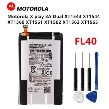 Motorola 100% Оригинальный Аккумулятор 3630mAh FL40 для Moto X play 3A Dual XT1543 XT1544 XT1560 XT1561 XT1562 XT1563 XT1565 С Инструментами