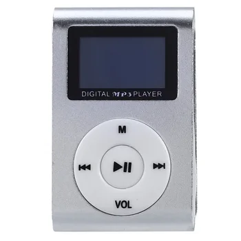 Мини USB клип MP3-плеер Поддержка видеоэкрана 32 ГБ Micro-SD TF карта 11