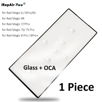 Цельнокроеное Стекло Ori Touch Panel Screen Glass Для Nubia Red Magic 6 7 8 Pro Plus 8pro + 6R Замена Передней Линзы OCA Ремонт Крышки Дисплея 2