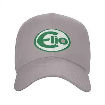 Модная качественная джинсовая кепка с логотипом Elio Motors, вязаная шапка, бейсболка 7