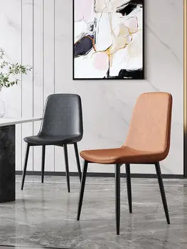 Легкий роскошный обеденный стол стул скандинавский современный минималистский балкон кофейный стул домашний стул со спинкой стул для переговоров стул для макияжа 20