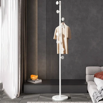 Золотая металлическая вешалка для одежды в скандинавском стиле для спальни, вешалка для одежды на балконе, минималистичный бутик, аксессуары для дома Burro Ropa Perchero 3