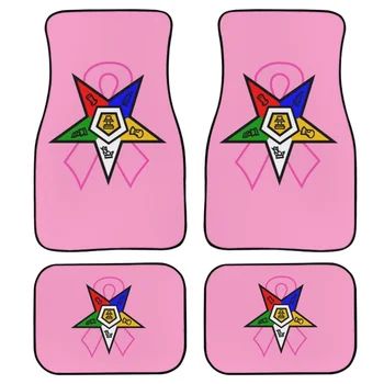 Автомобильный коврик с эмблемой Order Of The Eastern Star в стиле OES для женщин, автомобильные противоскользящие аксессуары, Универсальный автомобильный ковер 13