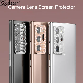 Защитная пленка для объектива Samsung Galaxy S21 S20 Plus Note 20 Ultra Diamond для защиты экрана камеры от кольцевой пленки 22