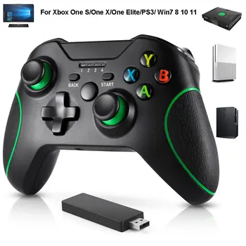 Беспроводной контроллер для Xbox One, игровой ПК с двойной вибрацией, джойстик для консоли Xbox One Slim / X, джойстик для PS3/ Android / Steam 8