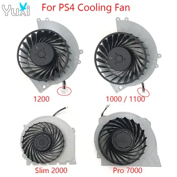 Внутренний охлаждающий вентилятор YuXi для PS4 1000 1100 1200 Slim 2000 Pro 7000 Сменные вентиляторы процессорного кулера 3