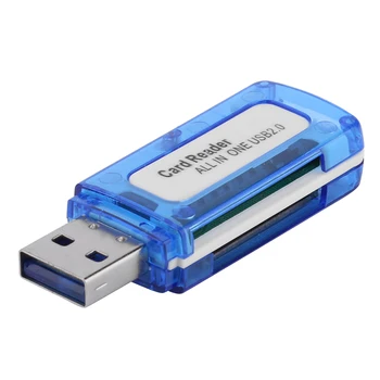 Устройство для чтения карт памяти 4 в 1 USB 2.0 All in One Cardreader для Micro SD TF M2 13