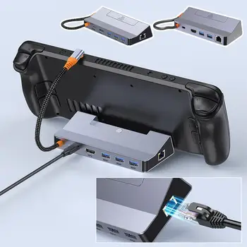 Держатель игровой консоли Кронштейн для Nintendo Switch OLED / Switch / Lite Подставка Базовая Подставка для хранения игровых аксессуаров Steam Deck 20