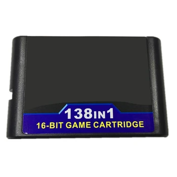 Горячая коллекция игр 138 В 1 Для SEGA GENESIS Megadrive 16-битный Игровой картридж для версии игровых консолей PAL И NTSC 12