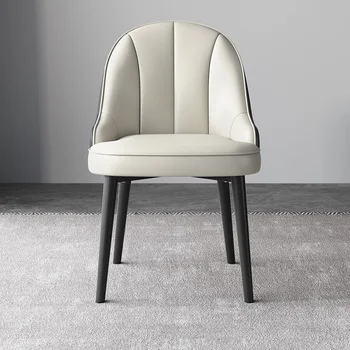 Современные металлические стулья Эстетичный стул для акцента макияжа Напольный стол для чтения Барная стойка Милая Белая Сандалия Мебель для гостиной WJ35XP 6